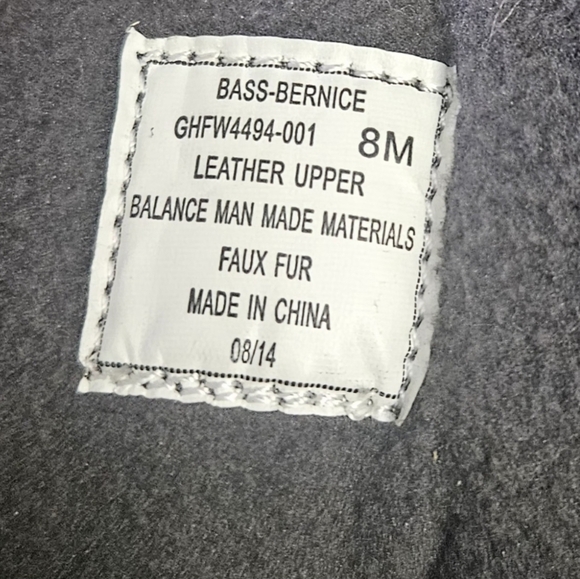 GH Bass Bernice Waterproof Black Suede and Rubber Snow Duck Boots Women 8M - Picture 7 of 8